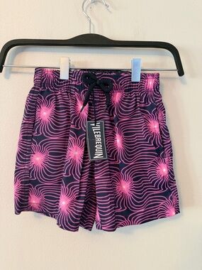 Vilebrequin Pink Swirl  Swim Trunks